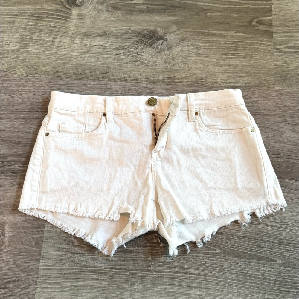 Blank NYC White Jean Shorts